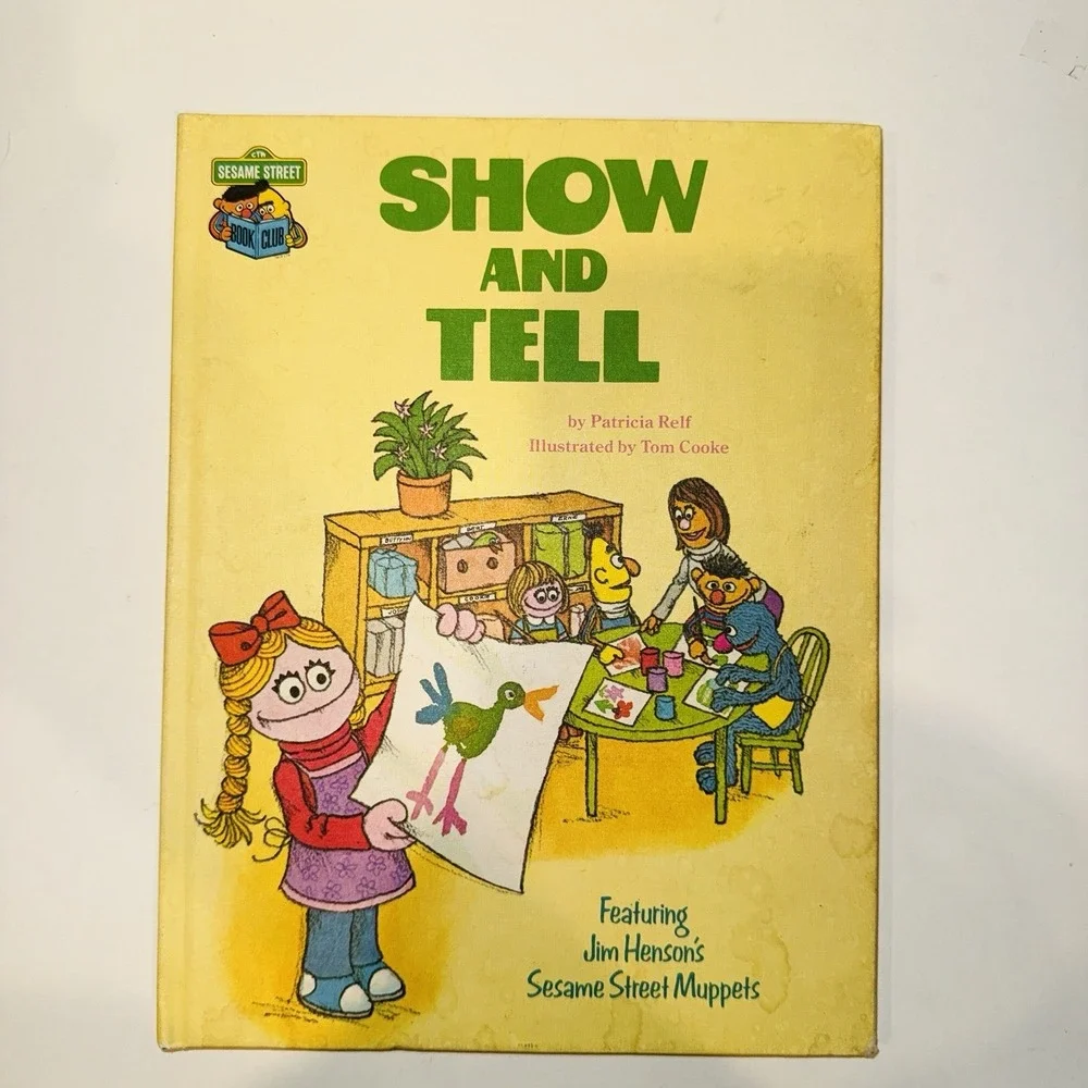 Vintage Sesame Street Book Club Hardcover Lot of 8 Grover Big Bird Count